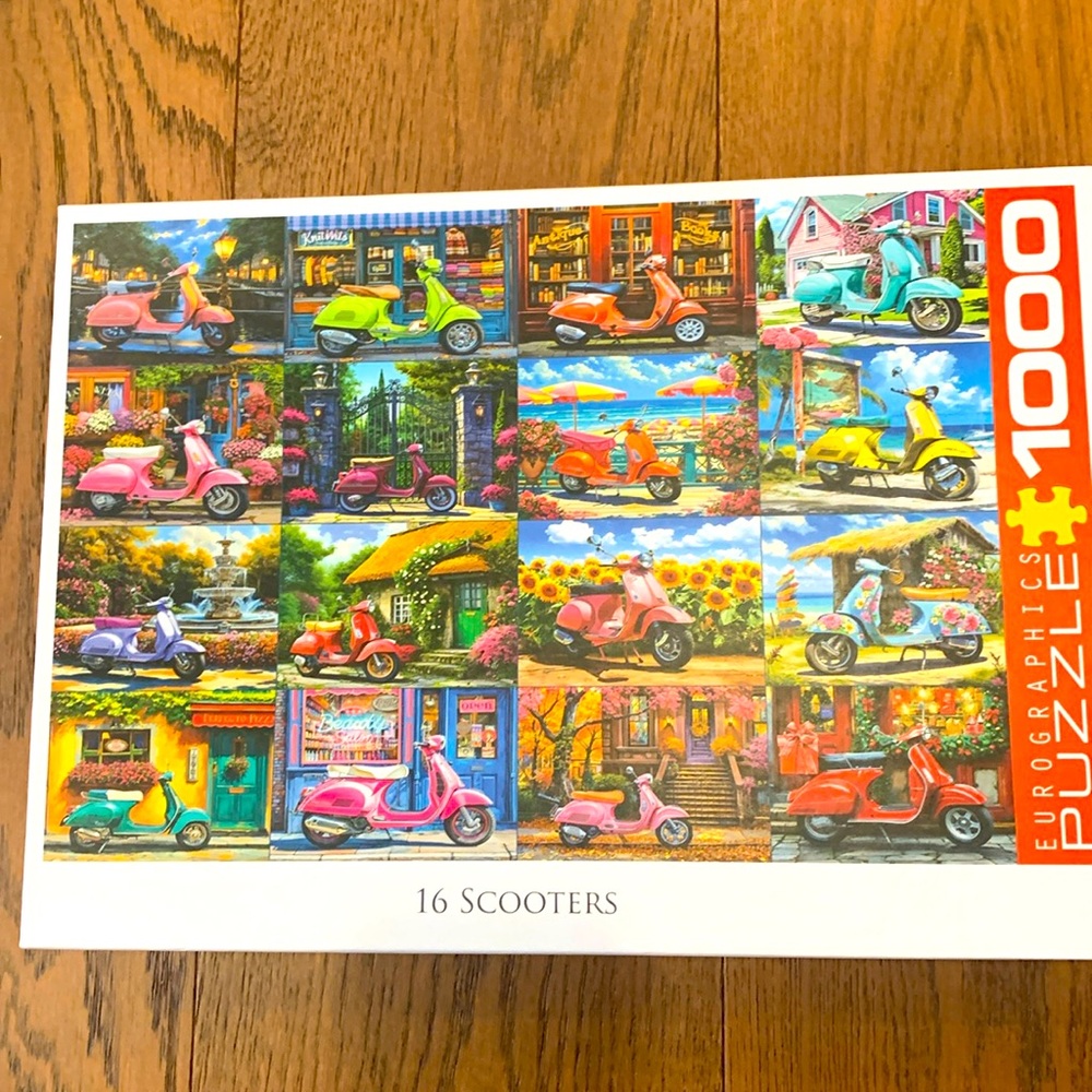 Eurographics “16 Scooters” jigsaw puzzle No 2147905 1000 pieces
